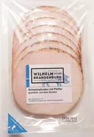 Mängden socker i Schweinebraten mit Pfeffer