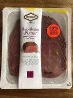 Mängden socker i Rinderbraten Pastrami