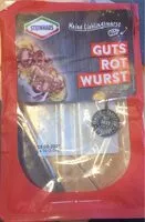 Mängden socker i Guts-Rotwurst
