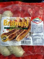Mängden socker i Zwiebel Bratwurst nach Belgischer Art