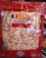 Mängden socker i Elsässer Flammkuchen