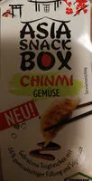 Mängden socker i Asia Snack Box Chinmi Gemüse
