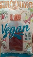 Mängden socker i Bonbons smoothie gummies vegan