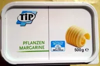 Mängden socker i Pflanzen Margarine