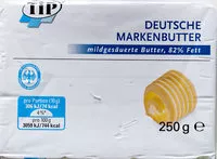 Mängden socker i Deutsche Markenbutter