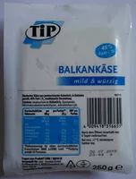 Mängden socker i Balkankäse mild