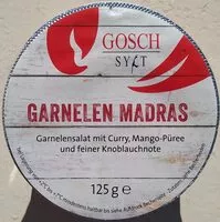 Mängden socker i Garnelen Madras