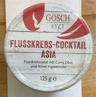 Mängden socker i Flusskrebs-Cocktail Asia