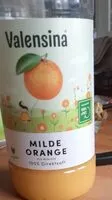 Mängden socker i Valensina Milde Orange