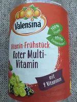 Mängden socker i Vitamin-Frühstück Roter Multi-Vitamin
