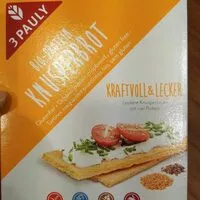 Mängden socker i Knusperbrot