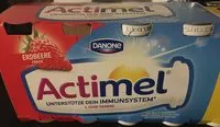 Mängden socker i Actimel Erdbeere