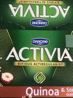 Mängden socker i Activia Quinoa Und Sonnenblumenkerne