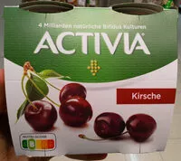 Mängden socker i Activia Kirsche