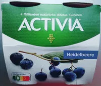 Mängden socker i Activia Heidelbeere