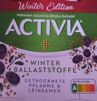 Mängden socker i Activia Winter Pflaume Leinsam