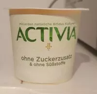 Mängden socker i Activia ohne Zuckerzusatz Kirsche , Dattepn