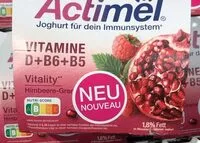 Mängden socker i Actimel Joghurt Vitality