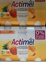 Mängden socker i Actimel
