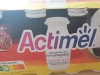 Mängden socker i Actimel