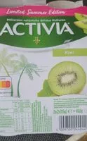 Mängden socker i ACTIVIA KIWI