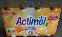 Mängden socker i Actimel Orange