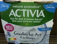Mängden socker i Activia à la Grecque Classic