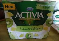 Mängden socker i Activia kiwi