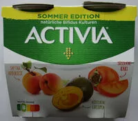 Mängden socker i Activia - Sommer-Edition Aprikose, Lucuma, Kaki