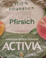 Mängden socker i Activia 100% pflanzlich pfirsich
