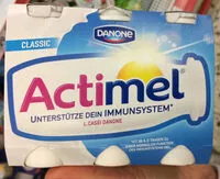 Mängden socker i Actimel