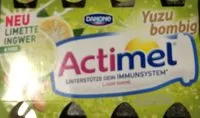 Mängden socker i Actimel Yuzu bombig