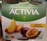 Mängden socker i Activia - Pfirsich & Maracuja