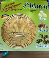 Mängden socker i Oblaten