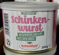 Mängden socker i Schinkenwurst