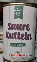 Mängden socker i Saure Kutteln