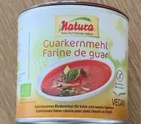 Mängden socker i Guarkernmehl bio