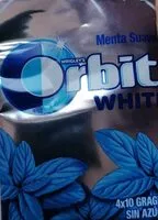 Mängden socker i Orbit White menta suave