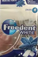 Mängden socker i Freedent white menthe forte