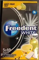 Mängden socker i Freedent White goût fruit