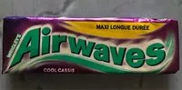 Mängden socker i Chewing Gums Airwaves Cassis, 5 x70g