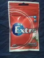 Mängden socker i Extra Gum - Strawberry