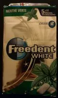 Mängden socker i Freedent White Menthe Verte
