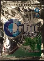 Mängden socker i Orbit White Spearmint torebka