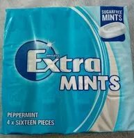 Mängden socker i Extra mints
