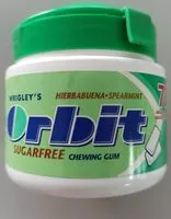 Mängden socker i Orbit Wrigley's Hierbabuena Sugarfree Chewing gum