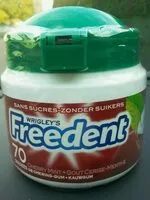 Mängden socker i Freedent Chewing-gum Cerise-menthe x70