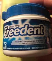 Mängden socker i Freedent