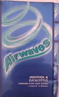 Mängden socker i Airwaves Menthe Eucalyptus