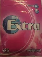 Mängden socker i Wrigley's extra